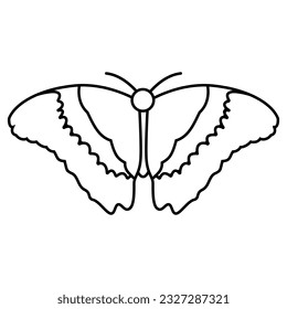 Schmetterling-Symbol-Vektorgrafik. Insektenillustrationszeichen. Schmetterlingssymbol oder -logo.