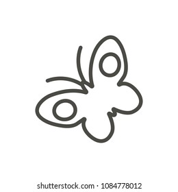 Butterfly Icons Set Stock Vector (Royalty Free) 265983401