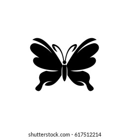 Butterfly icon. Vector logo illustration isolated sign symbol