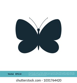 Butterfly Icon Vector Logo Template Illustration Design. Vector EPS 10.