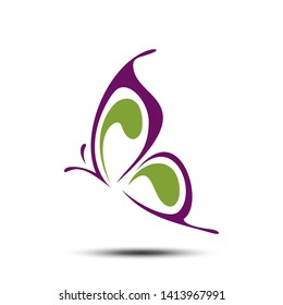 Butterfly Icon Vector Logo Template.  Illustration Design. Vector EPS 10.