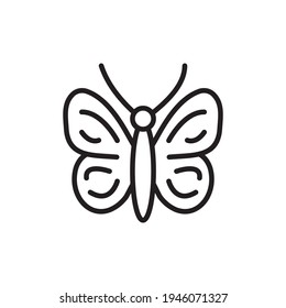 Butterfly icon in vector. Logotype