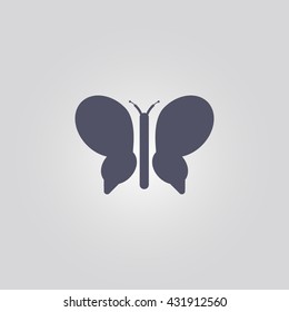 butterfly icon. butterfly vector. butterfly sign