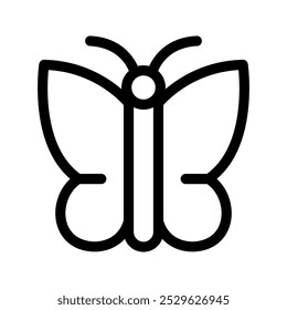 Butterfly Icon Vector Symbol Design Illustration