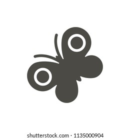 Butterfly icon vector symbol isolated. Trendy flat ui sign design. Butterfly graphic pictogram for web site, mobile app. Logo illustration. Eps10.