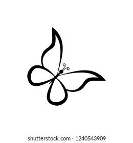 Butterfly icon vector templates