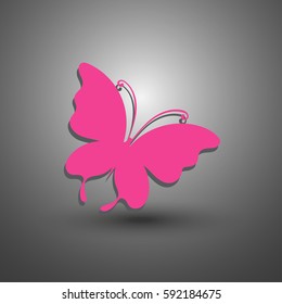 Butterfly icon. web design