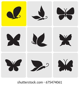 Butterfly icons