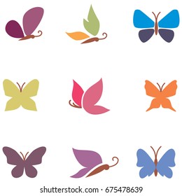 Butterfly icons