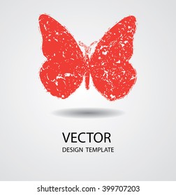 Butterfly Icon.Vector.