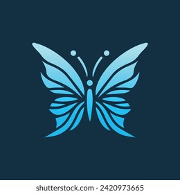 Butterfly illustration design vector Use T-shirt Logo anywhere