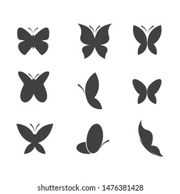 butterfly illustration vector design template