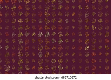 Butterfly illustrations background abstract, hand drawn. Cartoon style vector graphic.