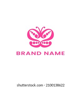Butterfly initial S logo Design Vector