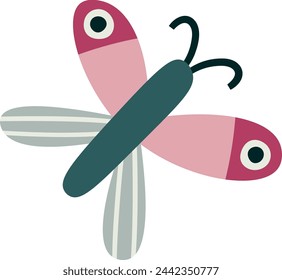 Abstrakte Vektor-Illustration des Schmetterlingsinsekts