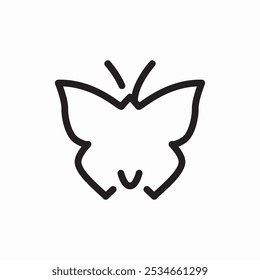 butterfly insect icon sign vector