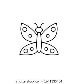 Butterfly insect icon. Simple line, outline vector elements of spring icons for ui and ux, website or mobile application
