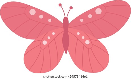 Butterfly Insect Icon Vector Illustration