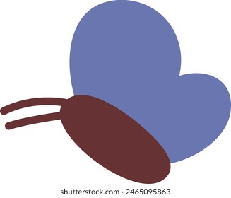 Butterfly Insect Icon Vector Illustration