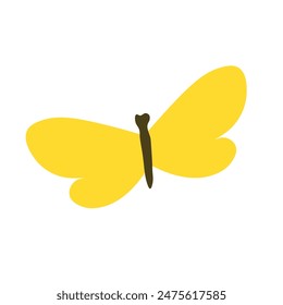 Butterfly Insect Icon Vector Illustration