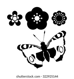 Butterfly insect and natural icons design, vector illustration 10 eps graphic.
