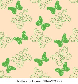 insectos de mariposa sin problemas en el fondo. Ideal para la tela vintage de verano, la reserva de chatarra, el papel pintado, el giftwrap. diseño de fondo de patrón de repetición