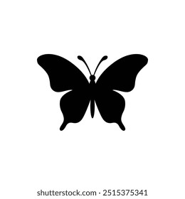 Butterfly Insect Silhouette Vector Illustration