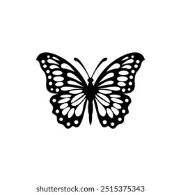 Butterfly Insect Silhouette Vector Illustration