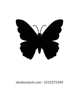 Butterfly Insect Silhouette Vector Illustration