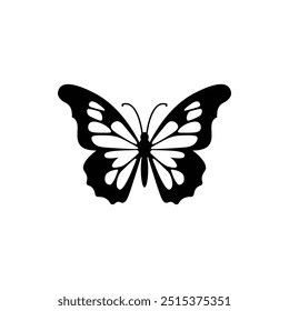 Butterfly Insect Silhouette Vector Illustration