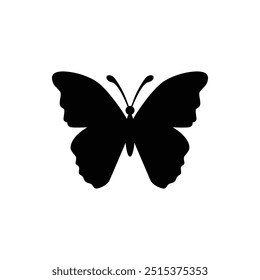 Butterfly Insect Silhouette Vector Illustration