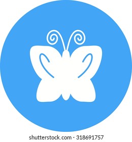 Butterfly, insects,fly icon vector image. Can also be used for Animals and Insects. Suitable for mobile apps, web apps and print media.