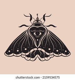 vector de arte de líneas clave y mariposa