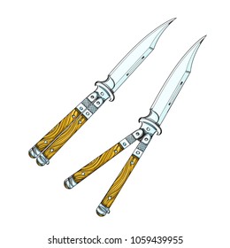 Free Free Butterfly Knife Svg 174 SVG PNG EPS DXF File