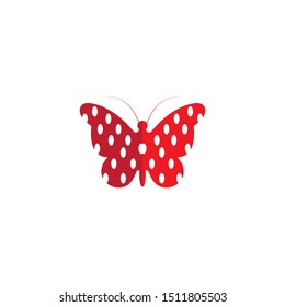 Butterfly leaf Logo Template Vector icon design