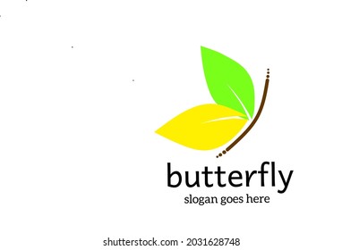 The butterfly leaf logo for you company