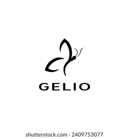 BUTTERFLY Letter Logo Design-Vorlage Vektor. BUTTERFLY Business abstrakte Verbindung Vektorlogo. BUTTERFLY Symbol Kreis-Logo.
