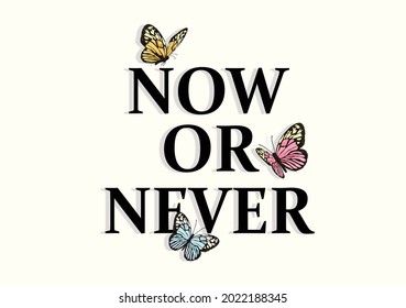 butterfly lettering hand drawn design art