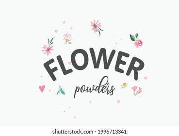 butterfly lettering hand drawn vector