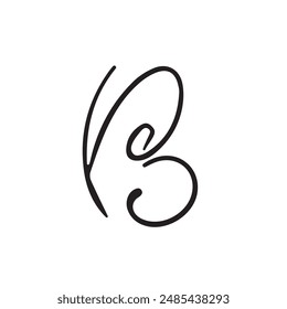 butterfly line art vector. idea for a tattoo.