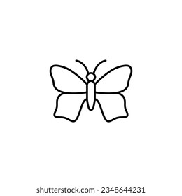 Diseño vectorial de la línea de mariposa