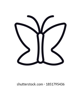 Butterfly line icon vector illustration logo template for many purpose.