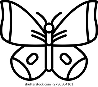 Butterfly Line vector Icon Design