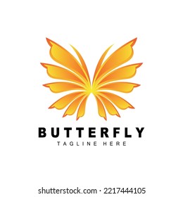 Butterfly Logo, Animal Design With Beautiful Wings, Decorative Animals, Product Brands
