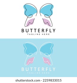 Butterfly Logo, Animal Design With Beautiful Wings, Decorative Animals, Product Brands