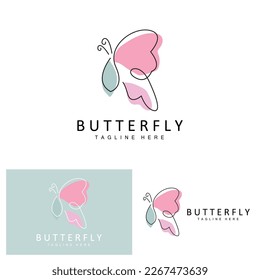 Butterfly Logo, Animal Design With Beautiful Wings, Decorative Animals, Product Brands