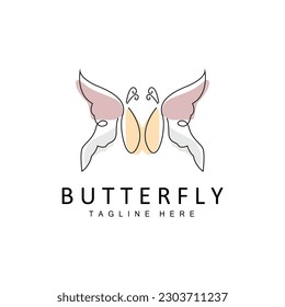 Butterfly Logo, Animal Design With Beautiful Wings, Decorative Animals, Product Brands