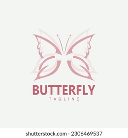 Butterfly Logo, Animal Design With Beautiful Wings, Decorative Animals, Product Brands