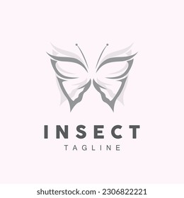 Butterfly Logo, Animal Design With Beautiful Wings, Decorative Animals, Product Brands