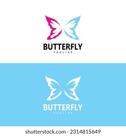 Butterfly Logo, Animal Design With Beautiful Wings, Decorative Animals, Product Brands